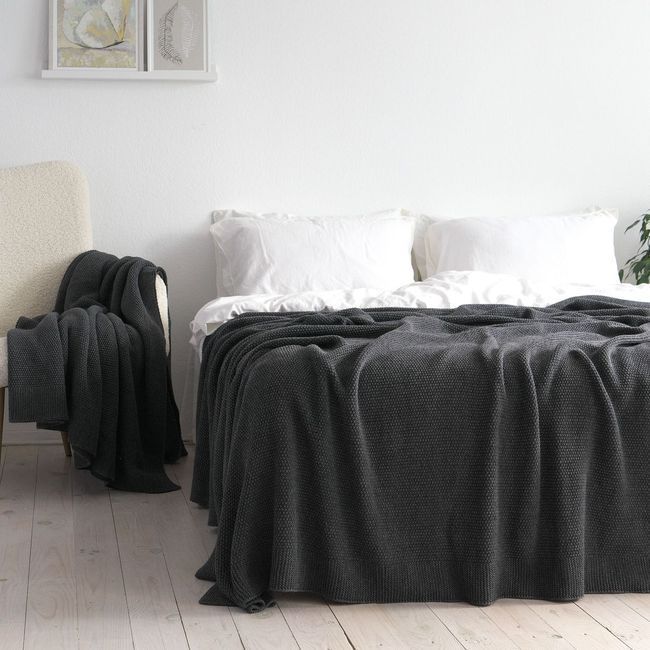 Покривало 220x240 La Modno Corn Anthracite 200257 фото