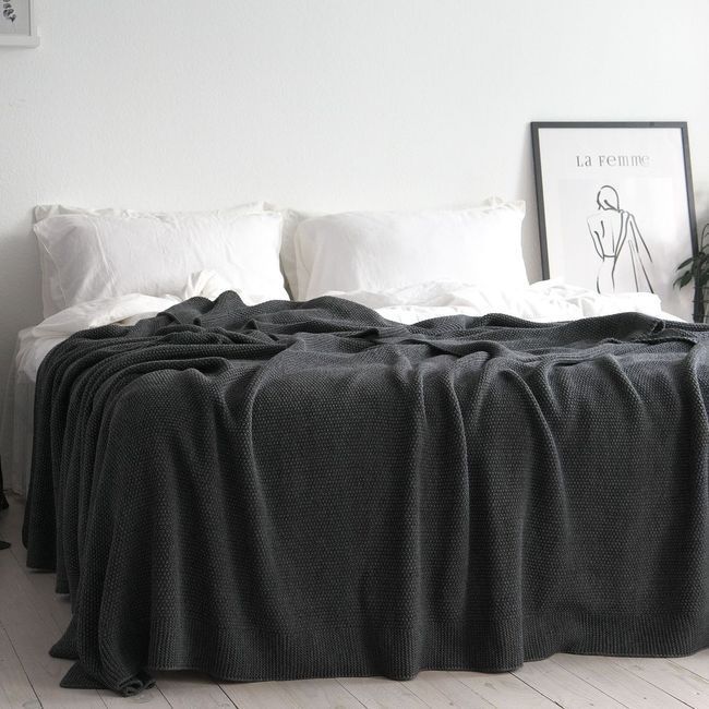 Покривало 220x240 La Modno Corn Anthracite 200257 фото