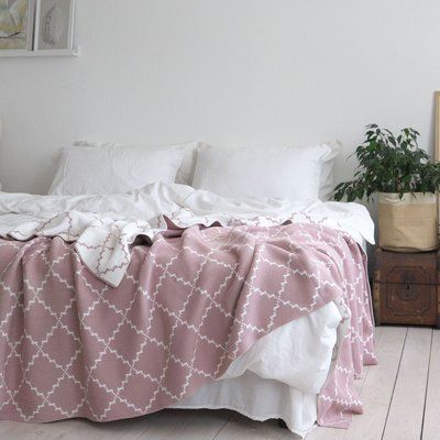 Плед 150x200 La Modno Diamond Rose-Ecru   200260 фото