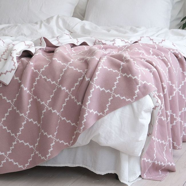 Плед 150x200 La Modno Diamond Rose-Ecru   200260 фото