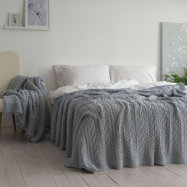 Покривало 170x240 La Modno Genova Sky Gray 200239 фото