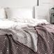 Плед 150x200 La Modno Monogram Brown-Ecru  200186 фото 3