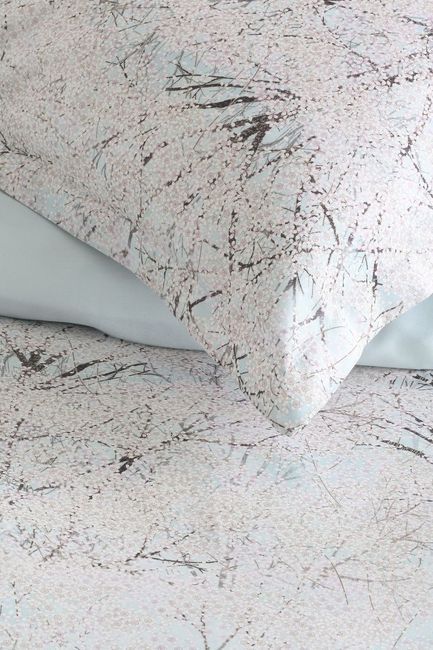 Постільна білизна євро Pavia Sakura 200x220 сатин 100% бавовна 3D друк 402496 фото