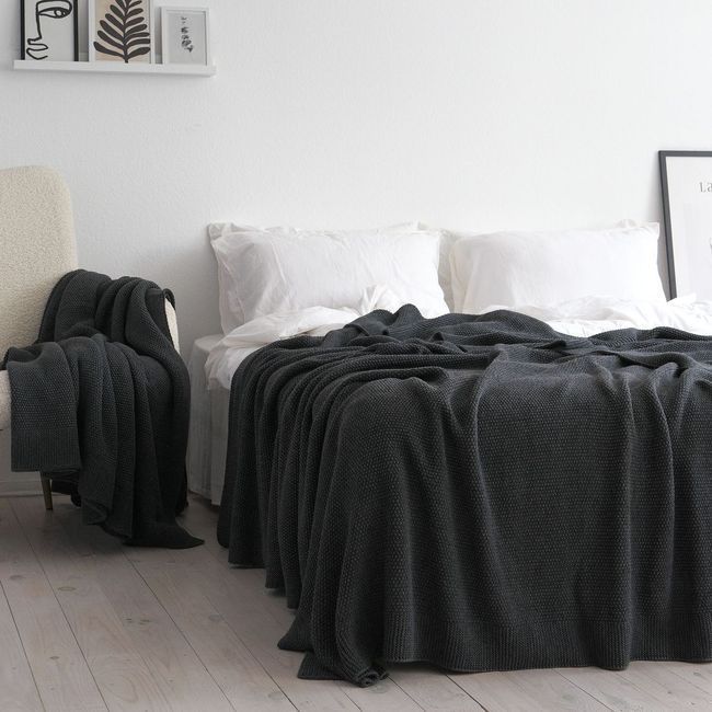 Покривало 170x240 La Modno Corn Anthracite  200258 фото
