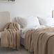 Вовняний плед 130x170 La Modno WoolCotton Balance Champagne Beige бежевий 200430 фото 2