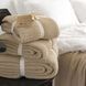 Вовняний плед 130x170 La Modno WoolCotton Balance Champagne Beige бежевий 200430 фото 5
