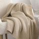 Вовняний плед 150x200 La Modno WoolCotton Balance Champagne Beige бежевий 200429 фото 2