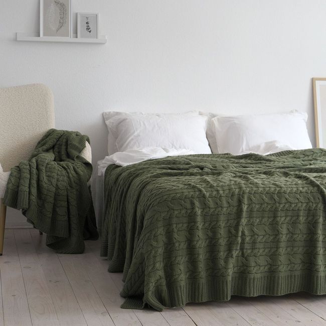 Покривало 220x240 La Modno Genova Olive 200262 фото