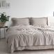 Постільна білизна євро жакардова La Modno Jacquard Stonewashed Simply Taupe 200x220 200433 фото 1