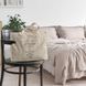 Постільна білизна євро жакардова La Modno Jacquard Stonewashed Simply Taupe 200x220 200433 фото 4