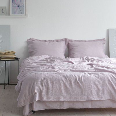 Постільна білизна євро жакардова La Modno Jacquard Stonewashed Lilac Marble 200x220 200434 фото