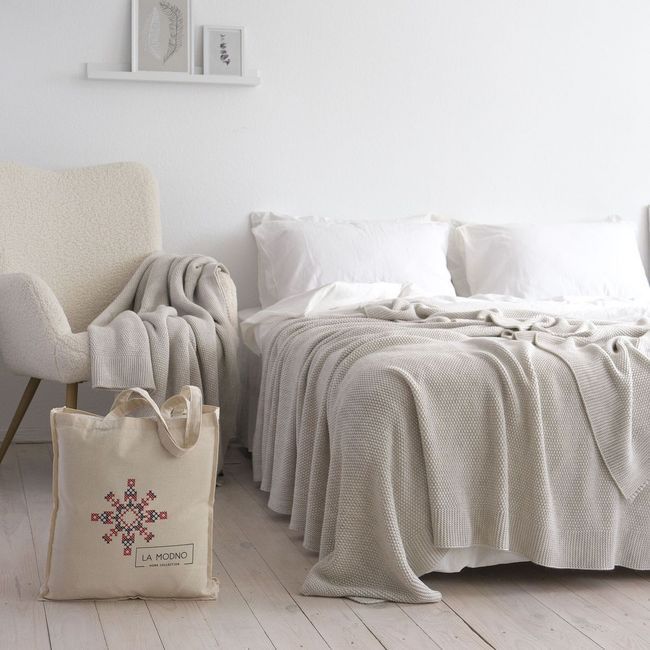 Покривало 220x240 La Modno Corn Natural Linen 200231 фото