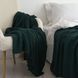 Вовняний плед 130x170 La Modno WoolCotton Balance Emerald зелений 200425 фото 1