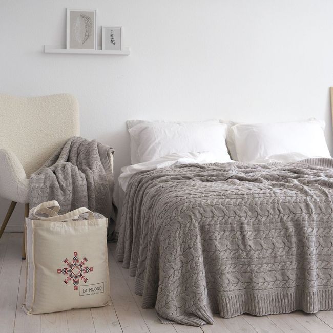 Покривало 220x240 La Modno Genova Beige  200249 фото